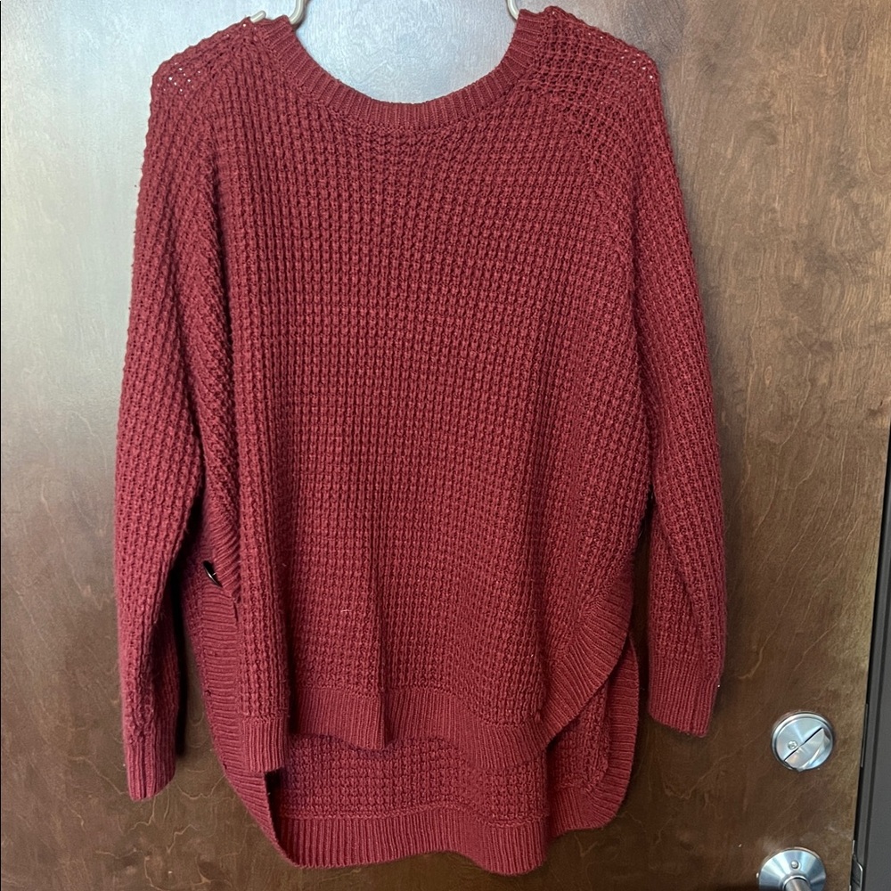 Rockin C Red Knit Sweater